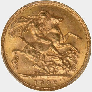 1902  Full Sovereign reverse