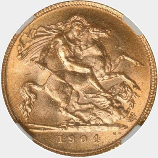 1904 with BP Half Sovereign reverse