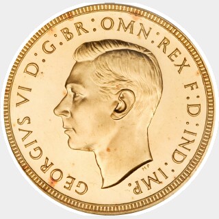 1937 Proof Full Sovereign obverse