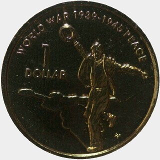 2005 Gold Proof One Dollar reverse