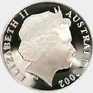 2002 Proof One Dollar obverse